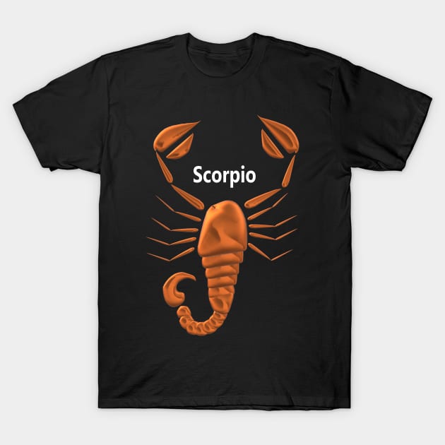 Scorpio Scorpion T-Shirt by Uberhunt Un-unique designs